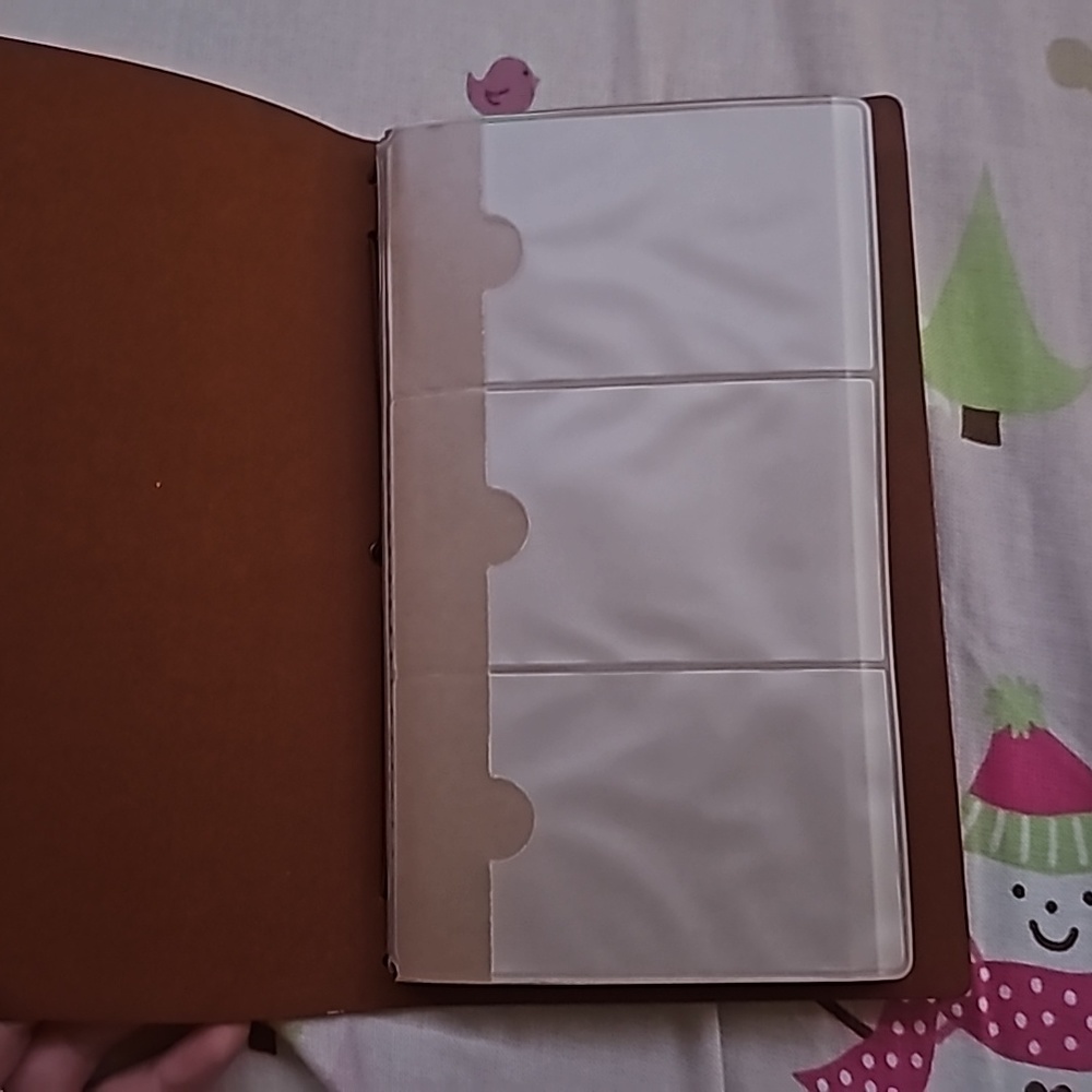 Terracotta Butterfly "R" Card, Money, And Note Book - Picture 2 of 6